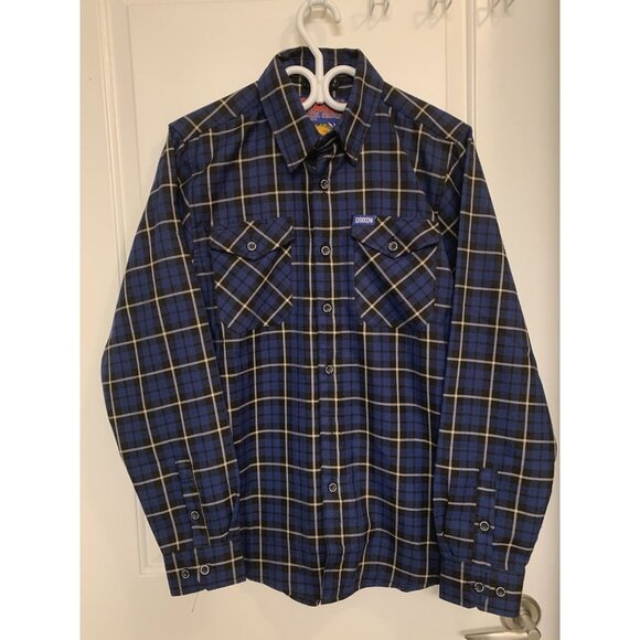 Dixxon Flannel Company The McKenzie Blue Plaid Shirt Men’s Small - Picture 1 of 8